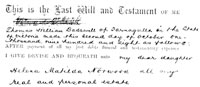 Will of Thomas William Dadswell